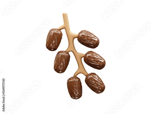 Bunch of Dates icon 3d rendering illustration. Dates icon 3d render