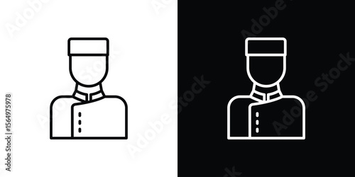 Concierge icon logo element. Vector illustration. EPS10