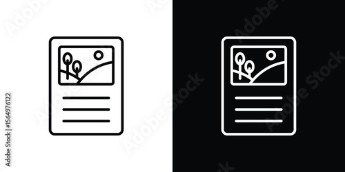 Content icon logo element. Vector illustration. EPS10