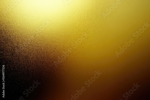 Shiny Textured Gold Foil Surface Background with Gradient of Light to Dark Tone