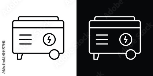 Generator icon logo element. Vector illustration. EPS10