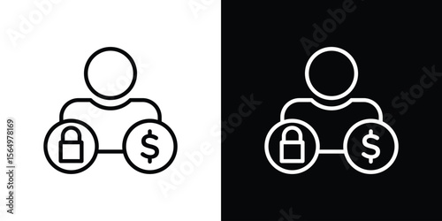 Guarantor icon logo element. Vector illustration. EPS10