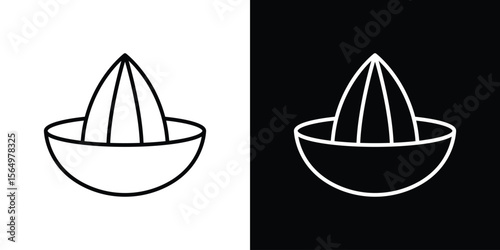 Hand Juicer icon logo element. Vector illustration. EPS10