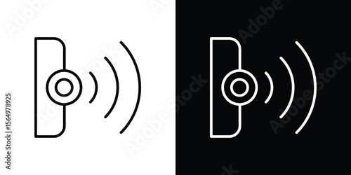 Infrared icon logo element. Vector illustration. EPS10