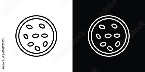 Leukemia icon logo element. Vector illustration. EPS10