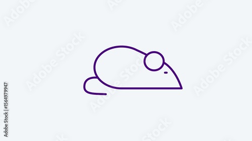 Animated Rat icon concept