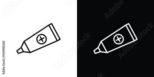 Ointment icon logo element. Vector illustration. EPS10