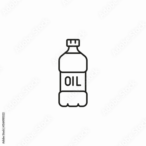 bottle of oil icon sign vector