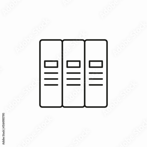 file cabinets storage icon sign vector