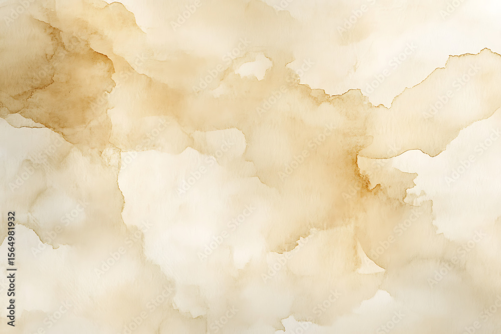 Fototapeta premium Beige watercolor background, ultra-high-resolution photography, detailed.