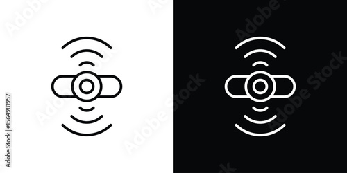 Sensor icon logo element. Vector illustration. EPS10