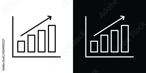 Stagflation icon logo element. Vector illustration. EPS10