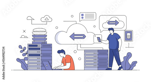 Modern Business Cloud Computing Solutions for Enhanced Data Management and Network Operations