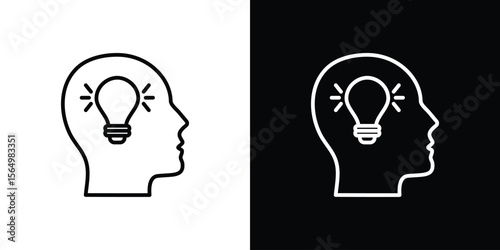 Understand icon logo element. Vector illustration. EPS10