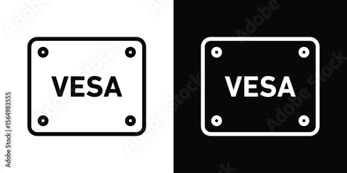 Vesa icon logo element. Vector illustration. EPS10