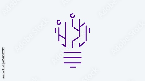 Animated Technology Ideas icon concept