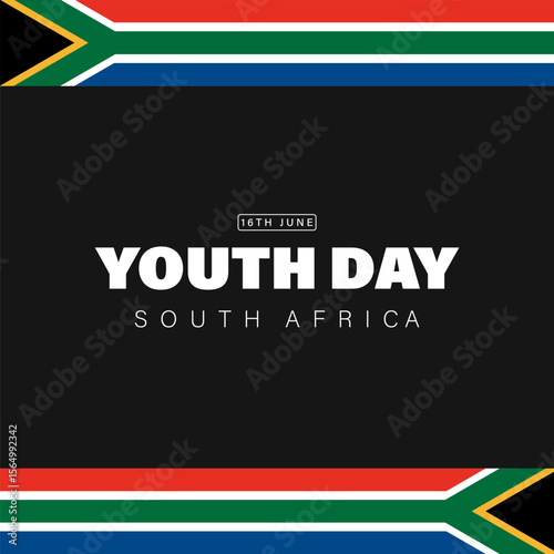 Celebrate South Africa Youth Day with a vibrant background design inspired by unity, culture, and empowerment. Ideal for posters, social media, and educational content.