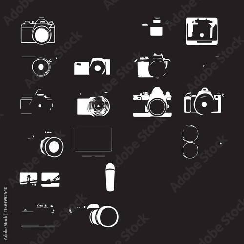 set of cameras icon