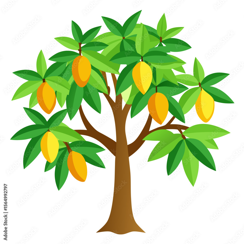 Obraz premium vector illustration of a tree