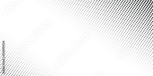 Grunge halftone gradient texture. Black pixelated grange backdrop. Weathered grit noise background. vector eps10
