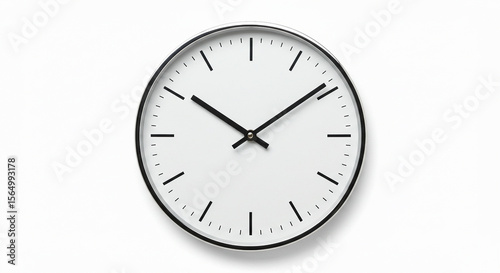 Wallpaper Mural clock isolated on white Torontodigital.ca