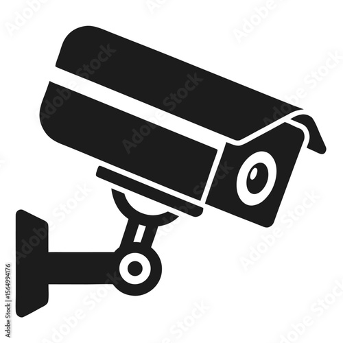 security camera isolated on white