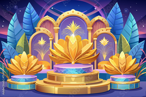 multi season luxury stage pack modular design premium elegant setup theme