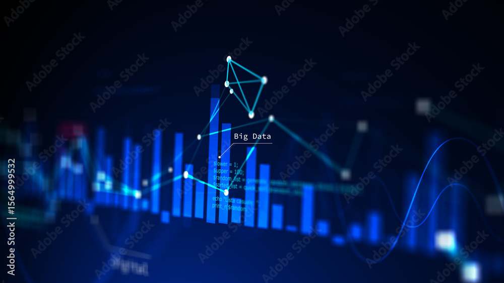 Naklejka premium grafici, economia, finanza, elaborazione dati, inflazione analisi bilancio, andamento dei mercati,