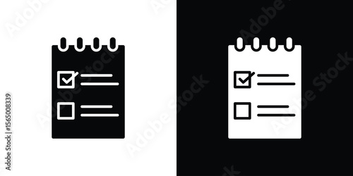 Reservation icon silhouette vector flat illustration design pack.
