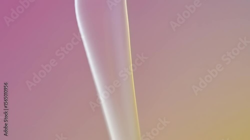 Ethereal smoke gracefully swirls upward against a soft pink and purple gradient background