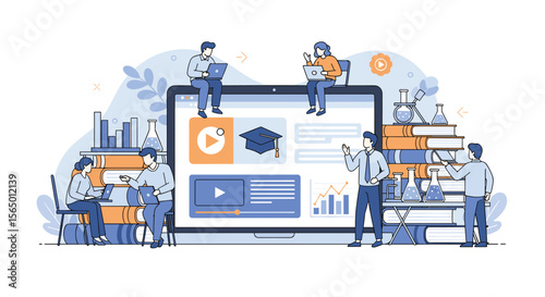 Digital Learning Platform Enhancing Education Through Innovative Online Courses and Collaborative Study