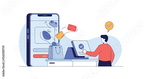 Digital Payment Processing for Online Retail Businesses and Customer Transactions