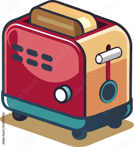 toaster and bread