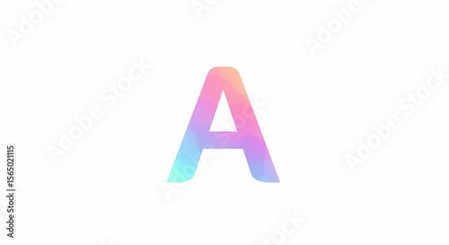 Free Download Colorful ombre letter a - GFXLoad