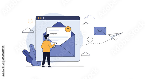 Digital Communication Through Electronic Mail Connecting People and Ideas Across Networks Offering Opportunities for Business Growth and Personal Expression