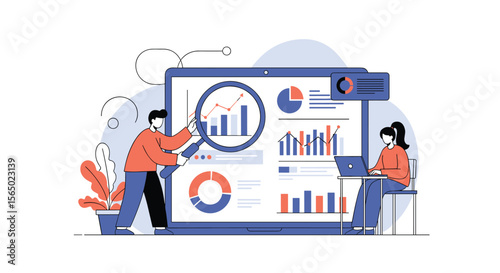 Analyzing Financial Data and Business Growth With Digital Tools and Expert Guidance for Strategic Planning