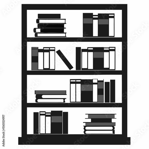 bookshelf with books