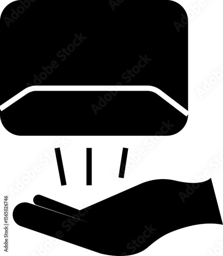 Wash your hands icon, Personal treatment vector, symbol concept for graphic design, Cleaning Sponge, Dirty, Dryer, Faucet, Hand Dryer, Human Hand, Human Skin, Hygiene, Skin, Soap, Toilet, Water.