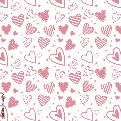 Seamless pattern of white outline fruits and vegetables on a green background