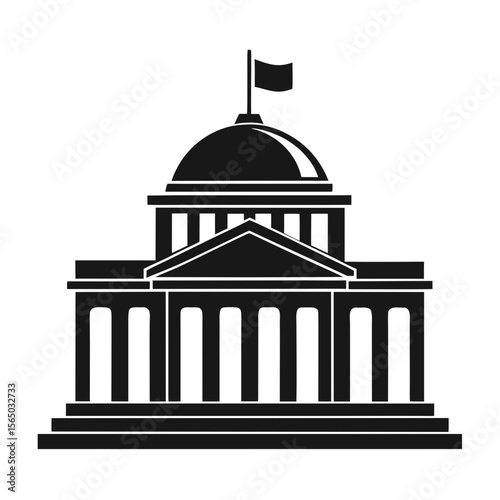 vector illustration of a temple