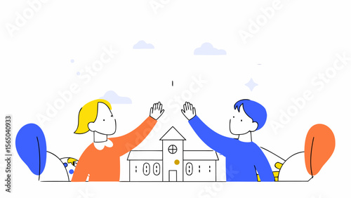 Group of Guys Toasting with Drinks – Cheers Vector Illustration
Friends Celebrating Together – Beer Toast Cheers Vector Art