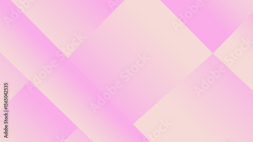 Abstract background with iridescent geometric facets in a soft pastel pink gradient. A delicate and futuristic design with a subtle, shiny glass-like texture.