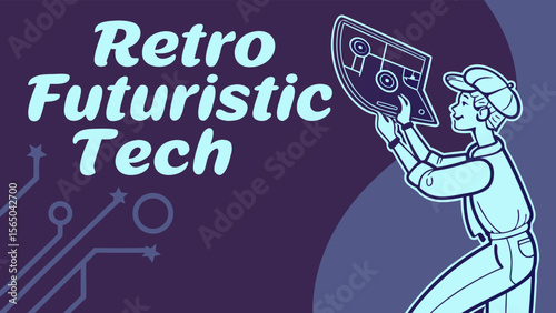 The Future of Technology Innovation and Digital Transformation Vector