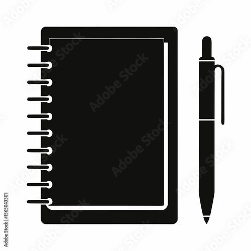 notebook and pen