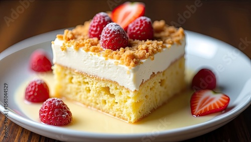 cheesecake with berries