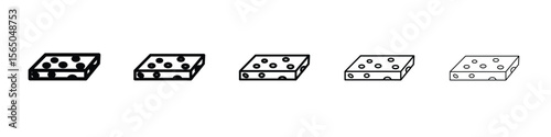 Halva icon vector in editable stroke linear pictogram