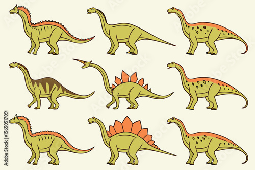 Cartoon Dinosaurs Collection