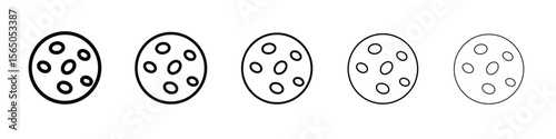 Thalassaemia icon vector in editable stroke linear pictogram