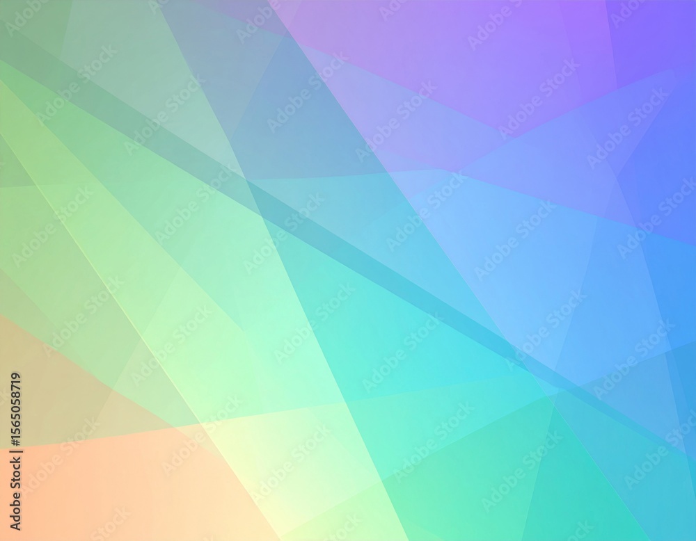 Obraz premium Abstract Pastel Geometric Background with Triangles