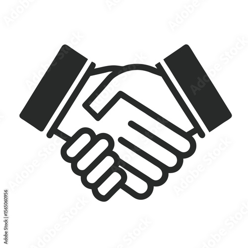 Handshake icon vector illustration